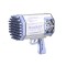 69 Holes Gun Shape Automatic Blower with Light Bubble Machine Toy - Blue
