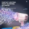 69 Holes Gun Shape Automatic Blower with Light Bubble Machine Toy - Blue