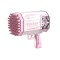 69 Holes Gun Shape Automatic Blower with Light Bubble Machine Toy - Pink