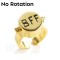 No Rotation Patrick SpongeBob BFF Christmas Birthday Gifts Rings