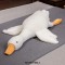 Fluffy Stuffed Cute Plush Animal Duck Goose Pillow 19.7 Toys