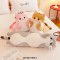 Fluffy Stuffed Cute Plush Animal Soft Long Cat Pillow 27.5 Toys - Gray