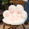 27.5 - 23.6 Kawaii Anime Cat Paw Cute Soft Stuffed Plush Floor Cushion Chair Pad Room Office Decoration - White