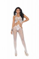 Crochet Bodystocking   White