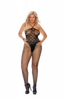 Crochet Bodystocking   Black