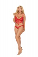 3068X - Lace Bralette With Underwire Cups, Adjustable Straps And A Hook And Eye 
