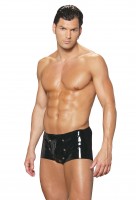 V9209 - Mens Vinyl Shorts With Break Away Front