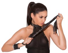 L9154 - Leather Whip With Studs