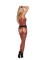 1301 - Vertical Striped Fishnet Suspender Bodystocking
