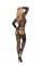 1366 - Long Sleeve Crochet Suspender Bodystocking