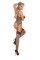 1411 - Leopard Print Camisette, G String And Stockings