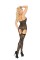 1471Q - Zip Front Pothole Camisette, G String And Stockings
