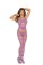 1658 - Strappy Bodystocking With Open Crotch