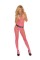 1684 - Diamond Net Bodystocking With Open Bust And Crotch