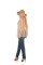 2484X - Faux Suede Vest With Fringe Detail