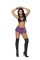 6223 - Pleated Mini Skirt With Side Zipper