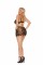 Babydoll  And  G String   Black