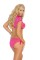 5395 - Lace And Mesh Cami And Panty With Satin Bows