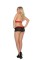 5485X - Lace And Stretch Satin Halter Bralette With Adjustable Back Closure And 