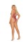 Teddiette  With Detachable Garters   Rose Wine