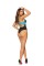 Mesh  And  Lace Teddy   Black Jade