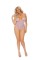 Mesh  And  Lace Teddy   Lilac