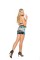 82005 - Halter Cami Top With Cut Outs And Matching Skirt