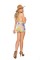 82020 - Opaque Deep V Mini Dress