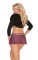 8720Q - Detention Drama   Pleated Mini Skirt And Collar With Attached Tie