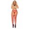 12020QR Fence Net Garter Belt & Stockings