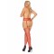 12020QR Fence Net Garter Belt & Stockings