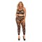 12082Q Lace Cami Matching Set Strappy Front Adult