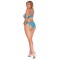 77168X Eyelash Lace And Mesh Slip-On Teddiette Plus Sizes