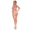 77181X Lace And Mesh Slip On Teddy, Underwire Cups Plus Sizes