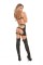 L6118 - Leather Spanking Skirt With Adjustable Buckle Closure