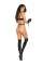 V2257 - Vinyl Teddy With Lace Up Front, Underwire Cups, Adjustable Straps And String Back