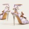 Summer Butterfly Party Anklestrap Sandals - Violet
