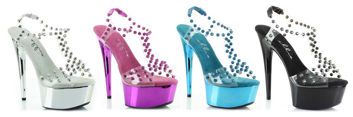 Ellie Shoes 609-DESTINY - Black Patent in Sexy Heels & Platforms - $37.79