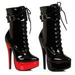 Ellie Shoes 652-CONSORT Black Red