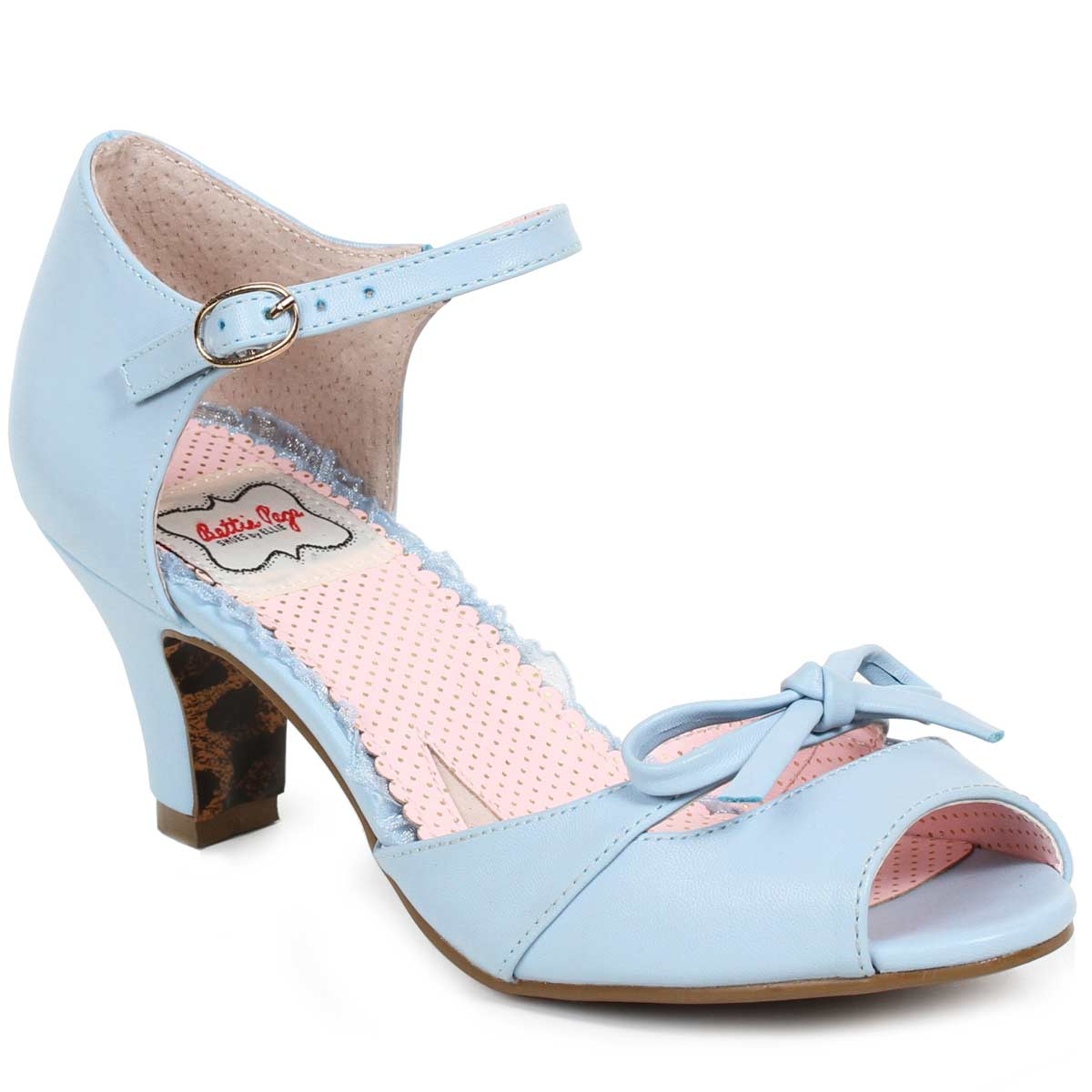 Ellie Shoes BP250-TEGAN Blue in Sexy Heels & Platforms - $41.35