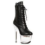 Ellie Shoes L709-ANGELA Black - 7-Inch Heel - 7 Stiletto With Multi-Color Light In Platform in Sexy Heels & Platforms