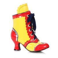 Ellie Shoes 254-BUBBLES Red Yellow
