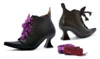 Halloween 301-ABIGAIL - Black PU