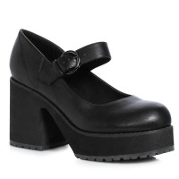Ellie Shoes 356-ASTRID Black PU