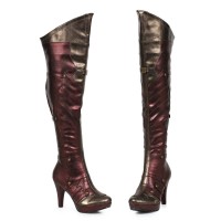 414-WONDER - Wonder Woman Boots - Red Gold