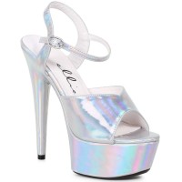 Ellie Shoes 609-LOLA Silver
