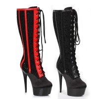 609-RAVEN-L - Black Red