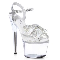 Ellie Shoes 709-VAMP Silver