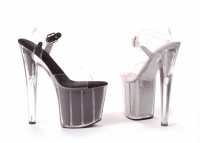 821-GLITTER - Black Patent