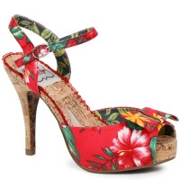 Ellie Shoes BP412-LENI Red